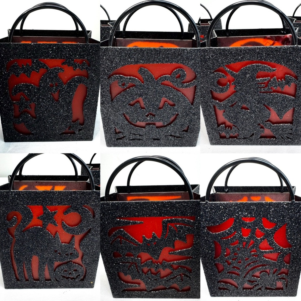 Halloween Luminarias Candle Holder Set of 6